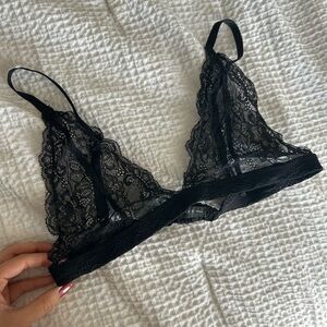 Black lace bralette from PacSun